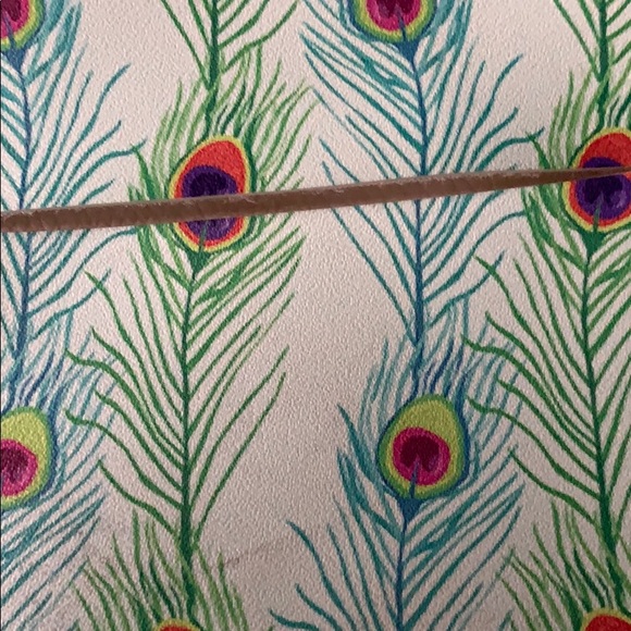 Peacock Print Make-Up Bag - Picture 4 of 6